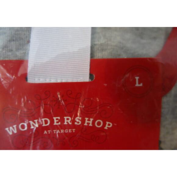 Wondershop Target *NWT* Safari Christmas Winter Pajamas Size L Women Gray - Picture 10 of 10